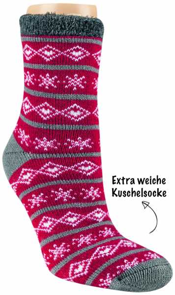 RS. Harmony Kuschelsocken Weihnachtszeit | B Rot/Anthrazit RS. Harmony Kuschelsocken Weihnachtszeit | B Rot/Anthrazit